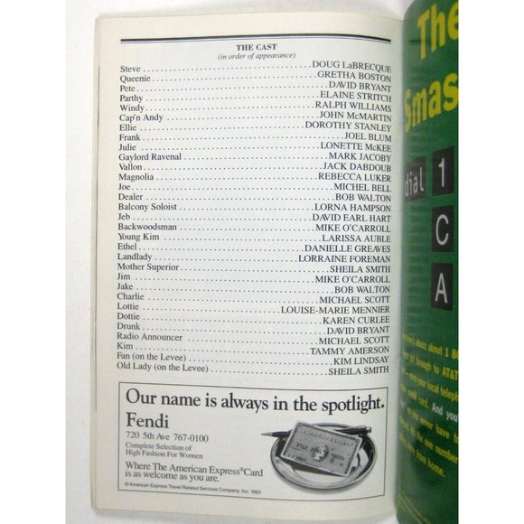 Show Boat Playbill July 1995 Rebecca Luker Mark Jacoby Joel Blum John McMartin - Picture 5 of 7